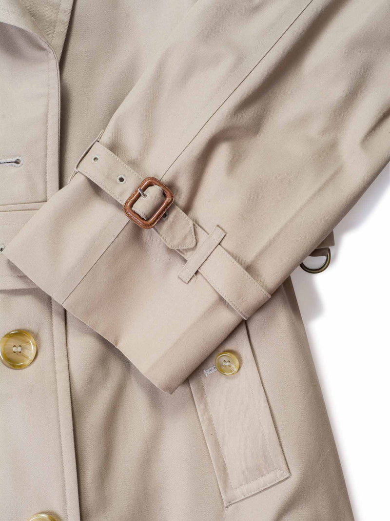 Burberry Nova Check Trench Coat Beige-designer resale