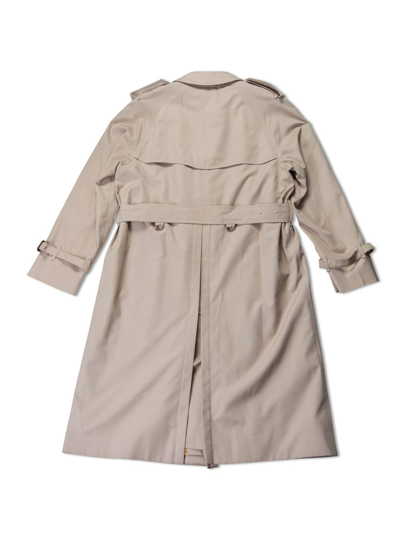 Burberry Nova Check Trench Coat Beige-designer resale