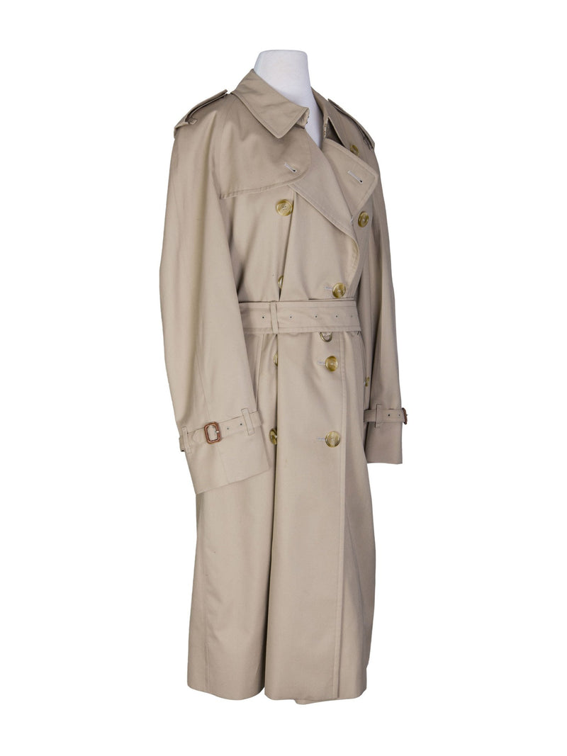 Burberry Nova Check Trench Coat Beige-designer resale