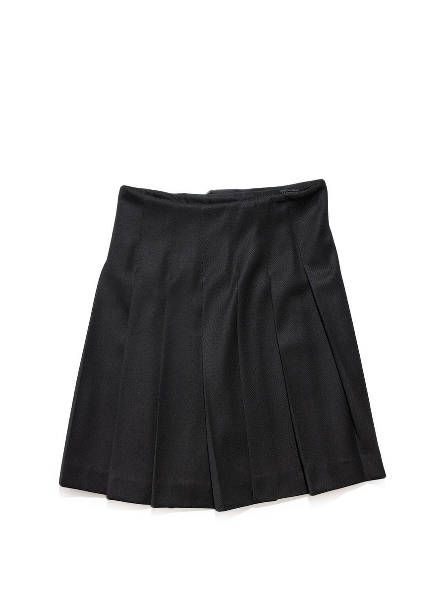Burberry-Wool-Wrap-Skirt-Black
