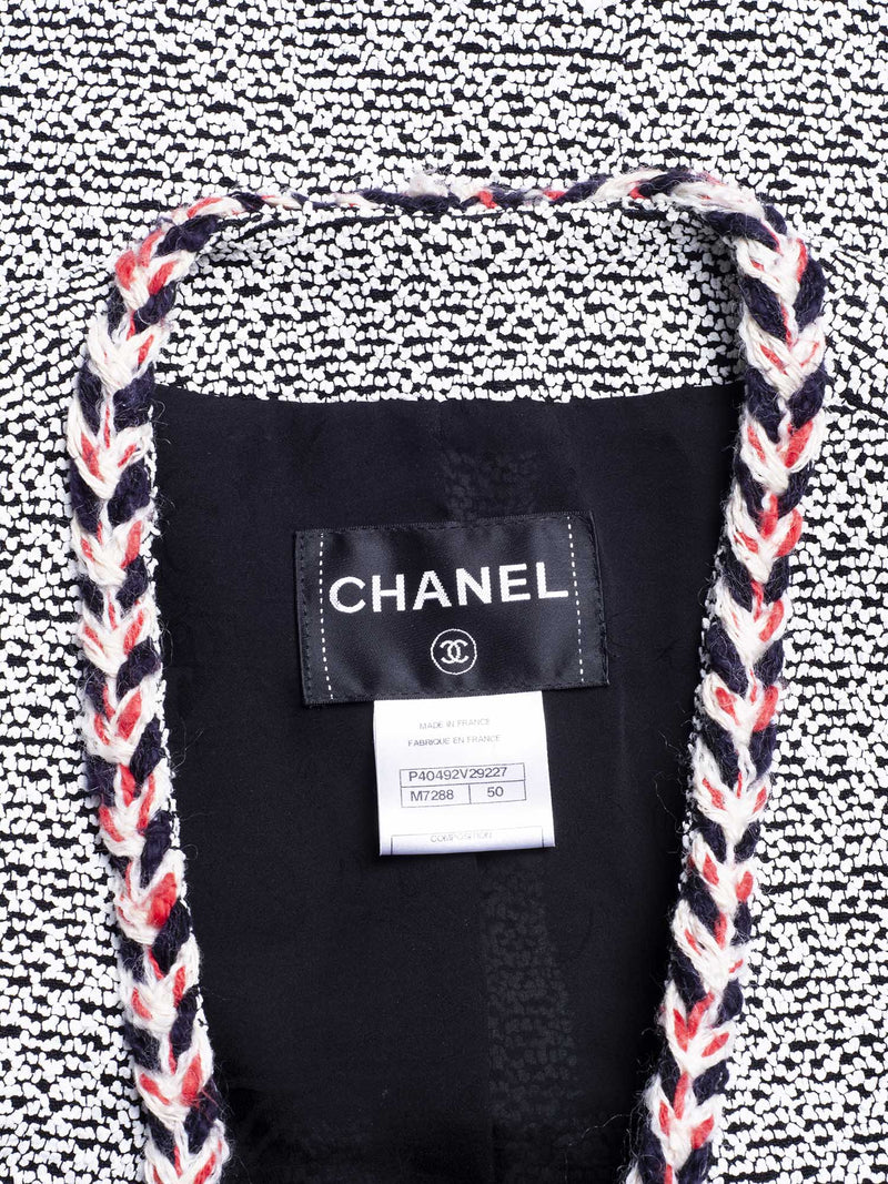 CHANEL Lesage Tweed Fringe Jacket Multicolor-designer resale
