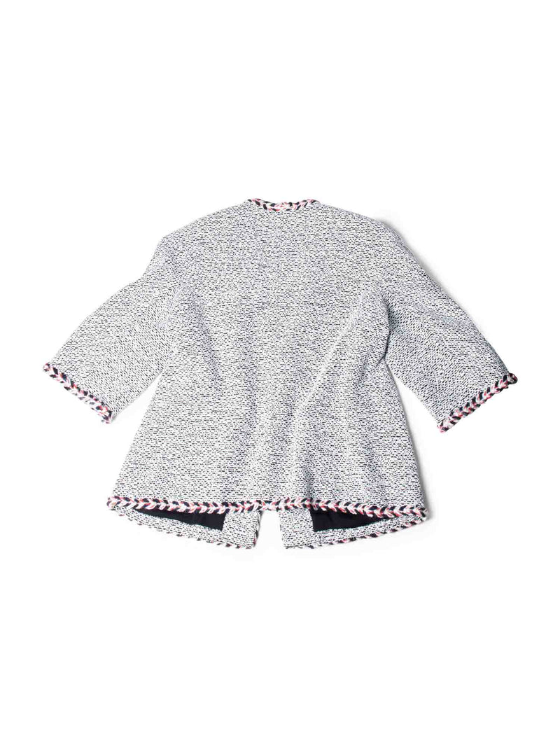 CHANEL Lesage Tweed Fringe Jacket Multicolor-designer resale