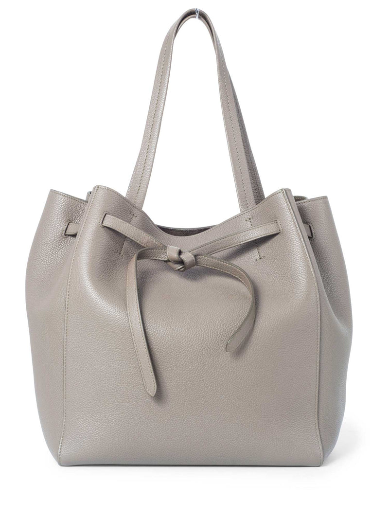 Celine Calfskin Small Cabas Phantom Bag Taupe-designer resale