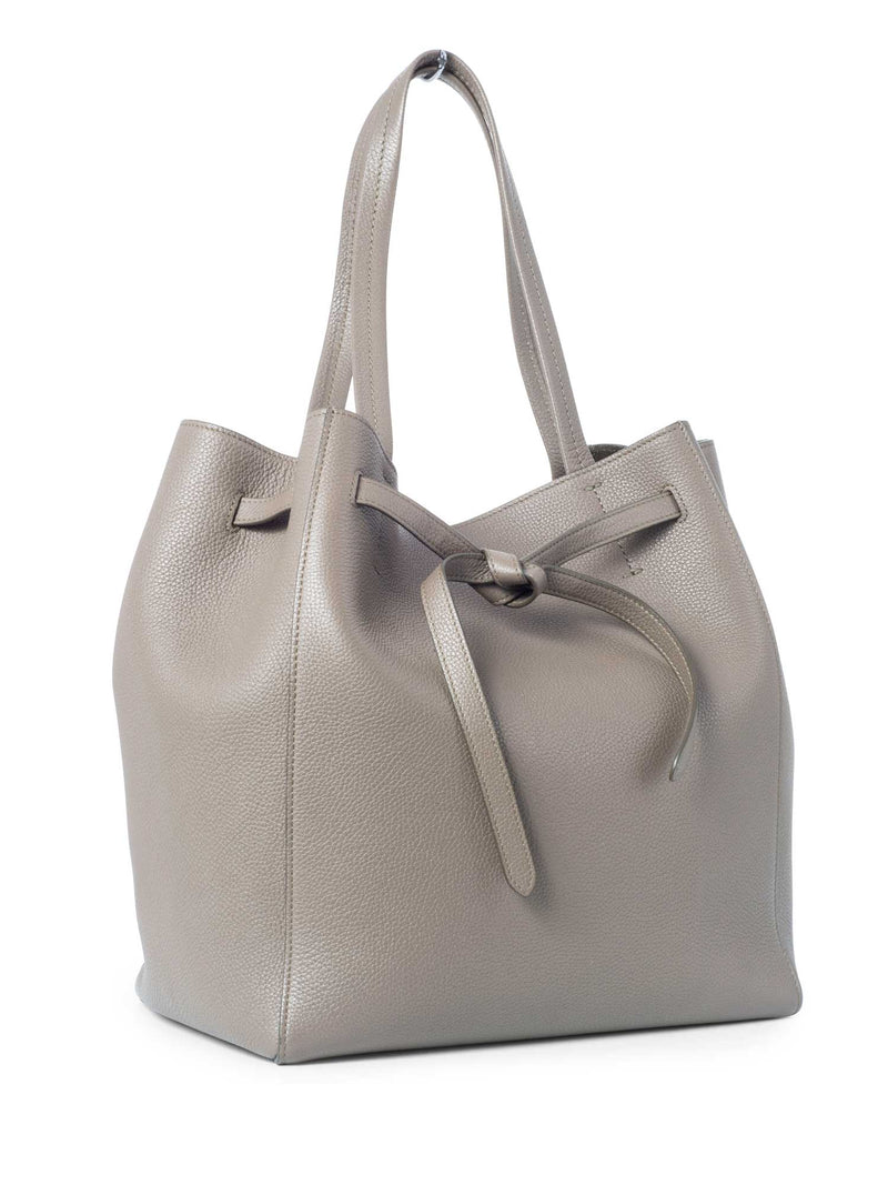Celine Calfskin Small Cabas Phantom Bag Taupe-designer resale