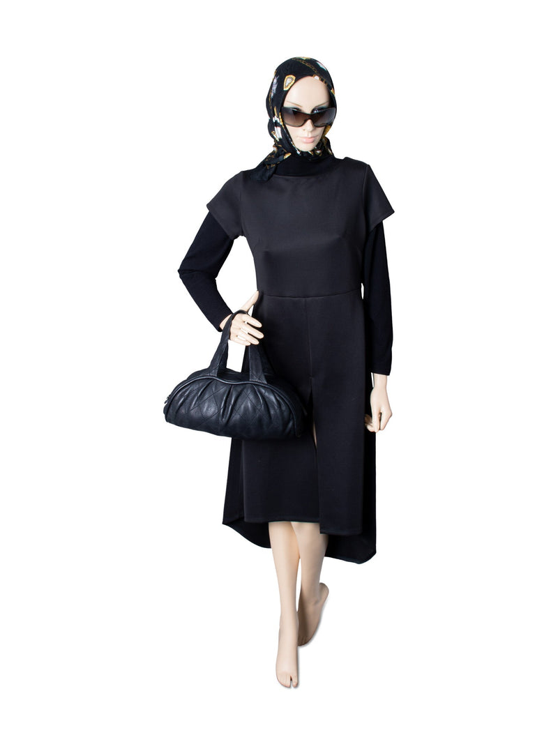 Chanel CC Logo Quilted Caviar Leather Bag Black-designer resale