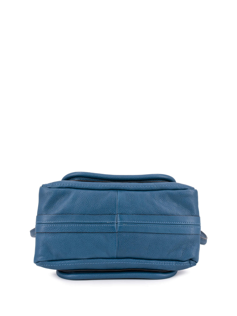 Chloe Calfskin Small Paraty Bag Blue-designer resale