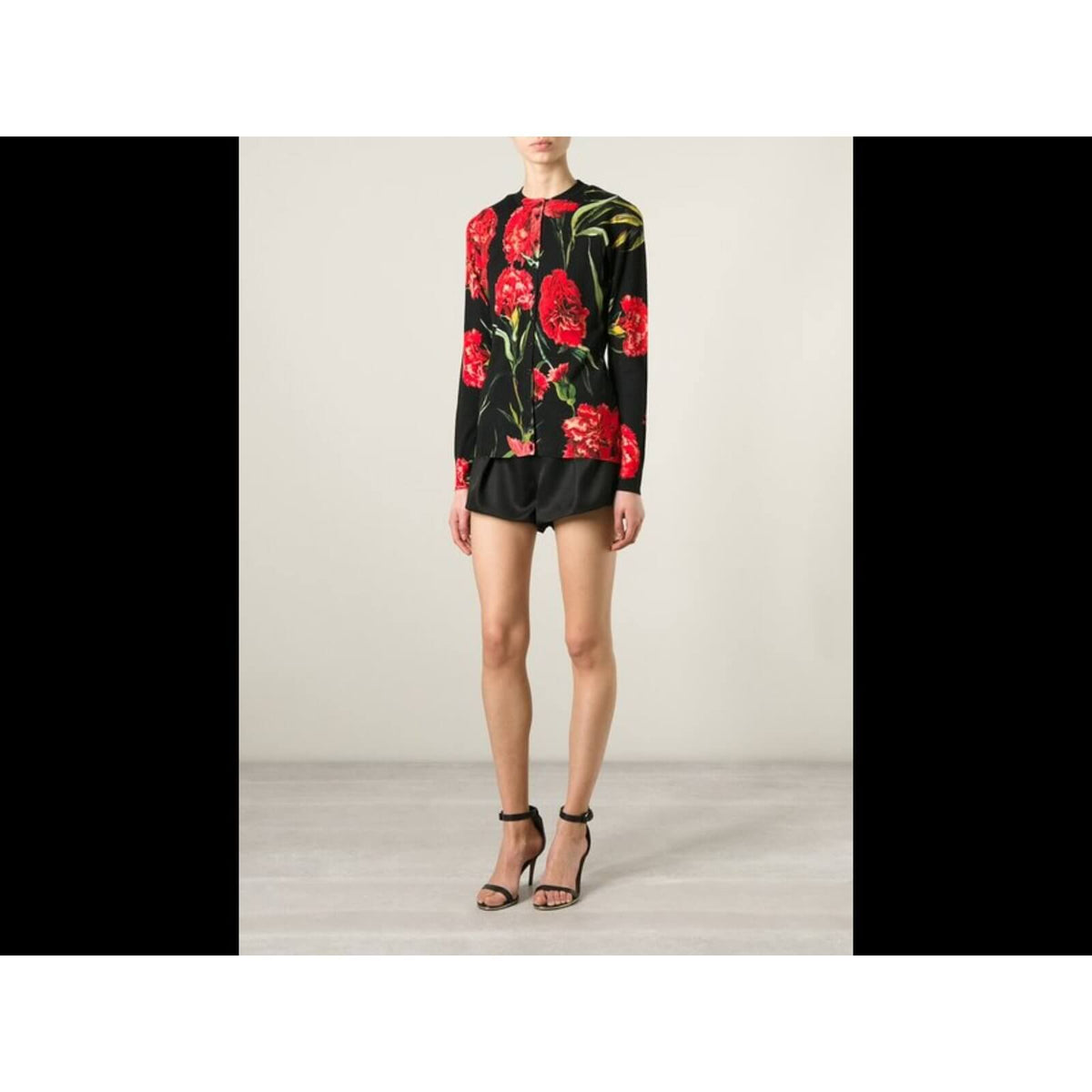 にゃんまるDOLCE & GABBANA 美品シルクフラワープリントニット にゃんまる様専用DOLCE & GABBANA 美品シルクフラワープリント