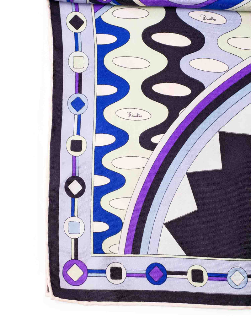 Emilio Pucci Silk Scarf Mulitcolor-designer resale