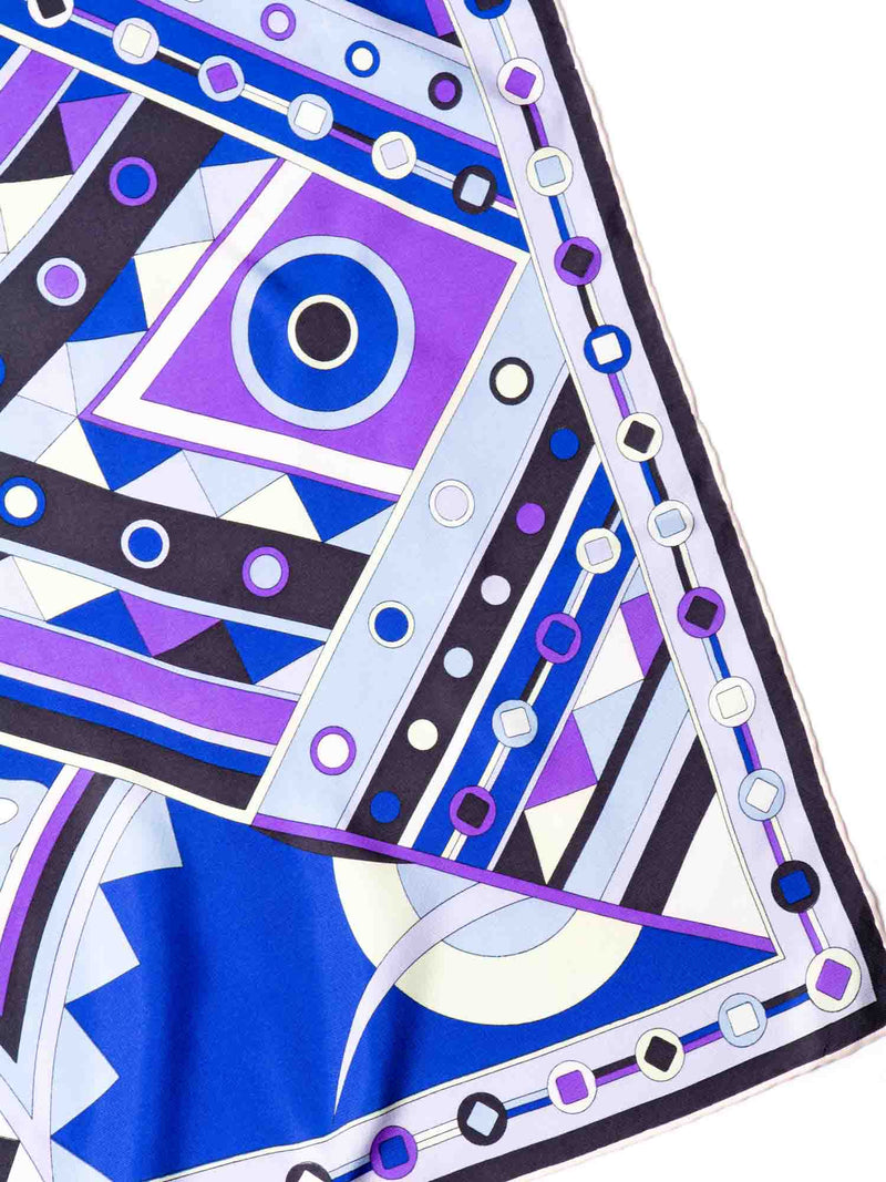 Emilio Pucci Silk Scarf Mulitcolor-designer resale