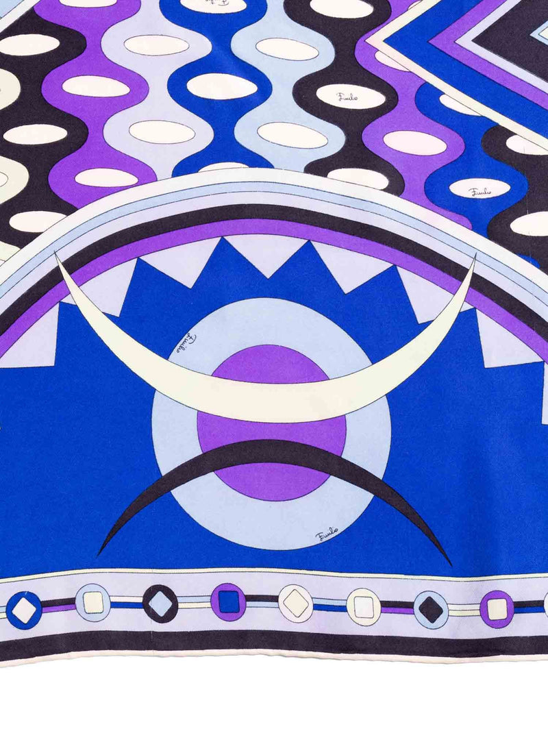 Emilio Pucci Silk Scarf Mulitcolor-designer resale