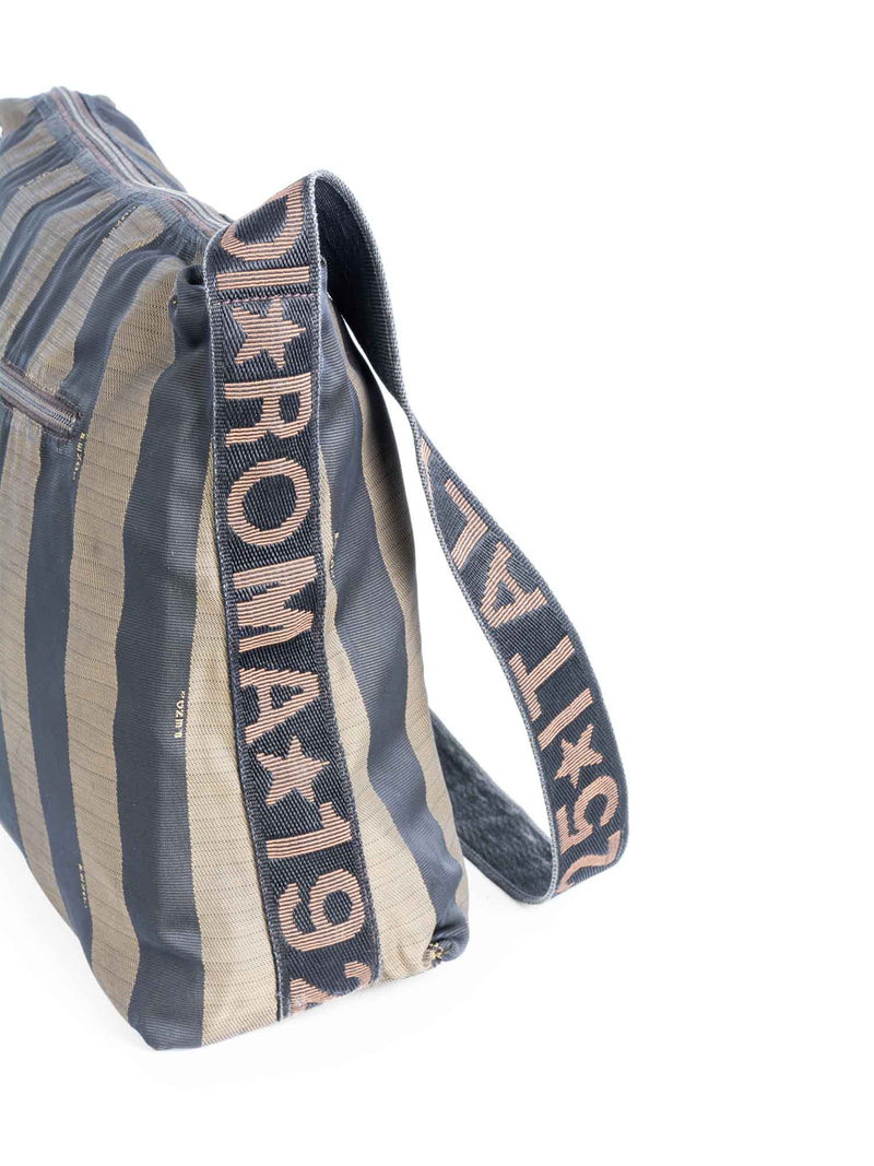 Fendi Canvas 1925 Large Messenger Bag Brown-designer resale