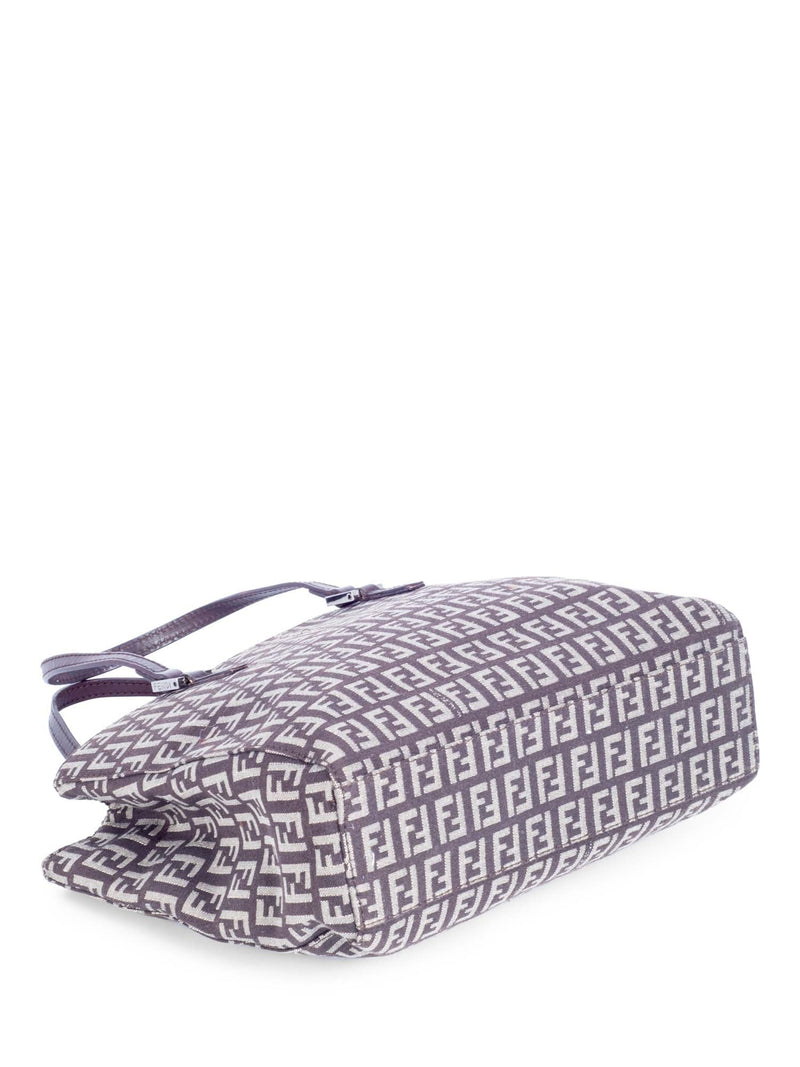 Fendi Zucca Canvas Mini Shopper Bag Brown-designer resale