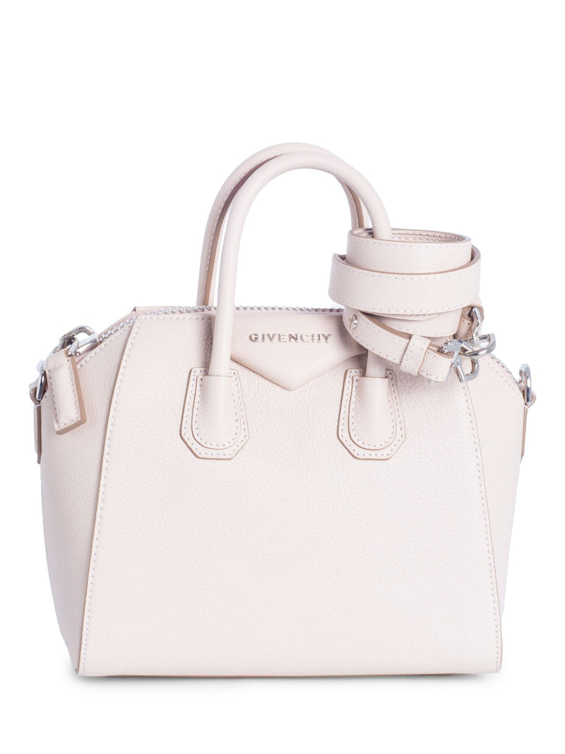 Givenchy Pebbled Leather Small Antigona Bag Pink-designer resale