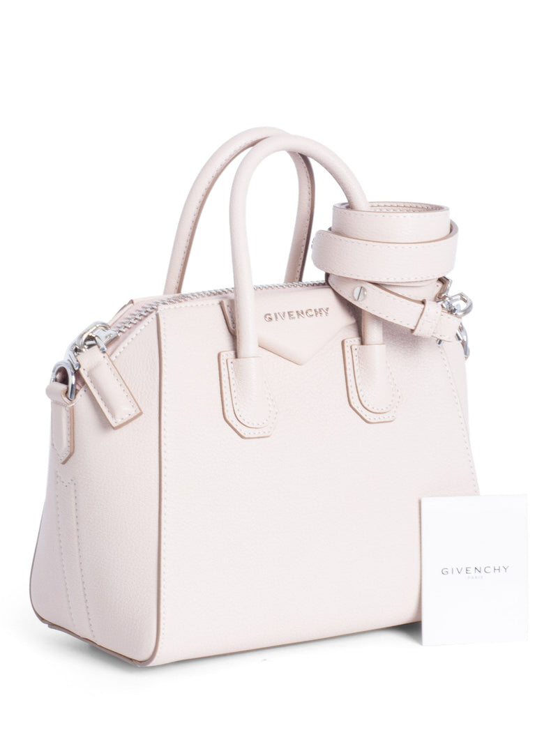 Givenchy Pebbled Leather Small Antigona Bag Pink-designer resale