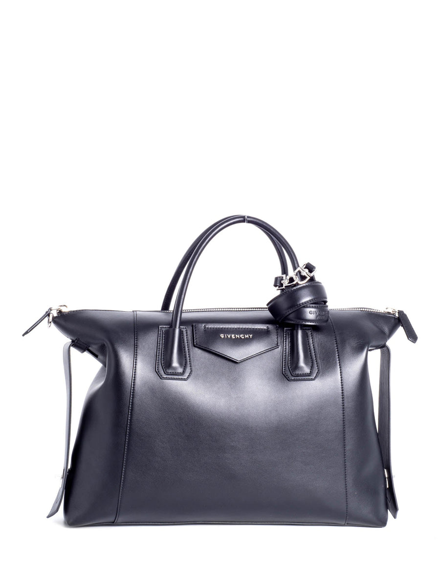 GIVENCHY ANTIGONA SOFT BAG MAXI ブラック Givenchy Soft Leather Large Antigona Bag Black