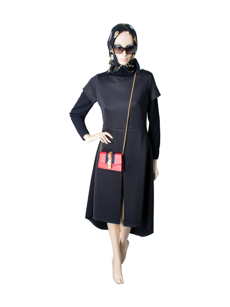 Gucci Calfskin Super Mini Sylvie Chain Messenger Bag Red-designer resale