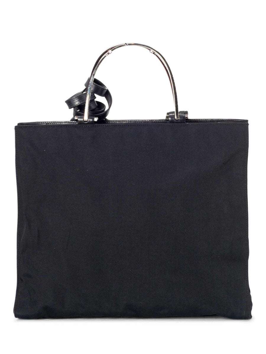 Gucci-Canvas-Metal-Top-Handle-