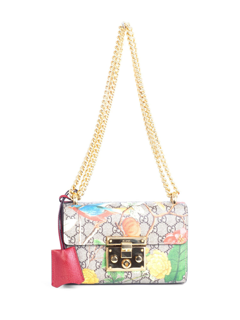 Gucci GG Supreme Floral Flap Messenger Bag Multicolor-designer resale