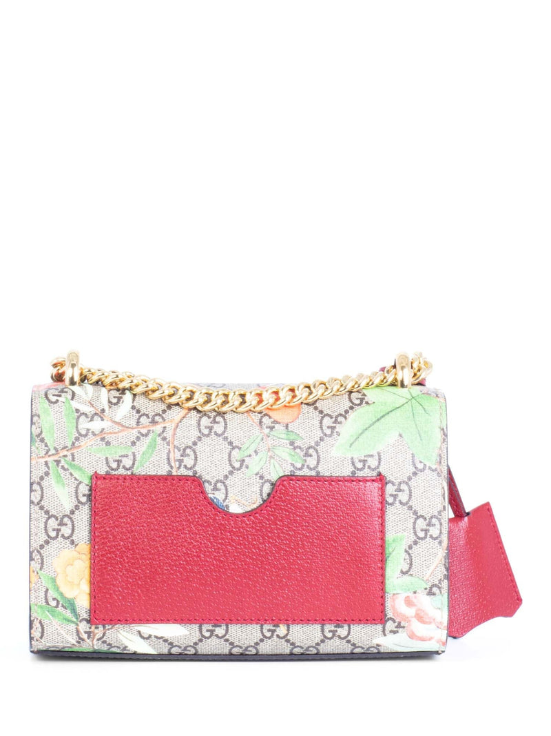 Gucci GG Supreme Floral Flap Messenger Bag Multicolor-designer resale