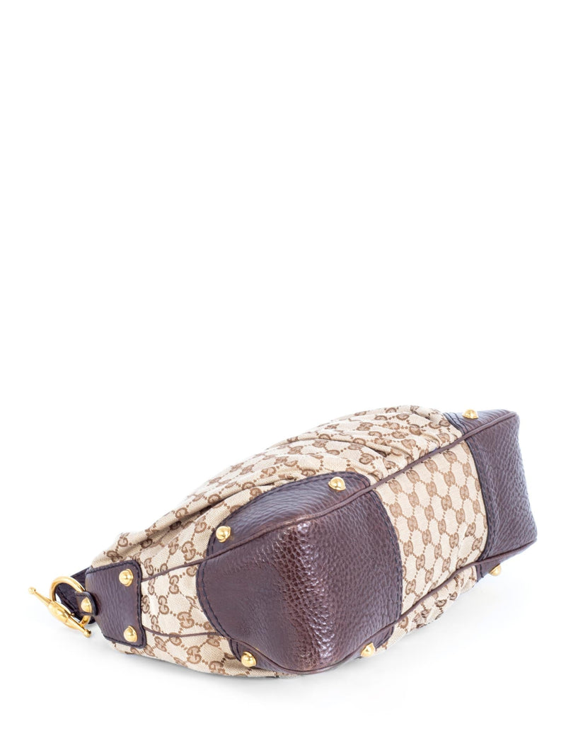 Gucci GG Supreme Large Hobo Bag Brown-designer resale