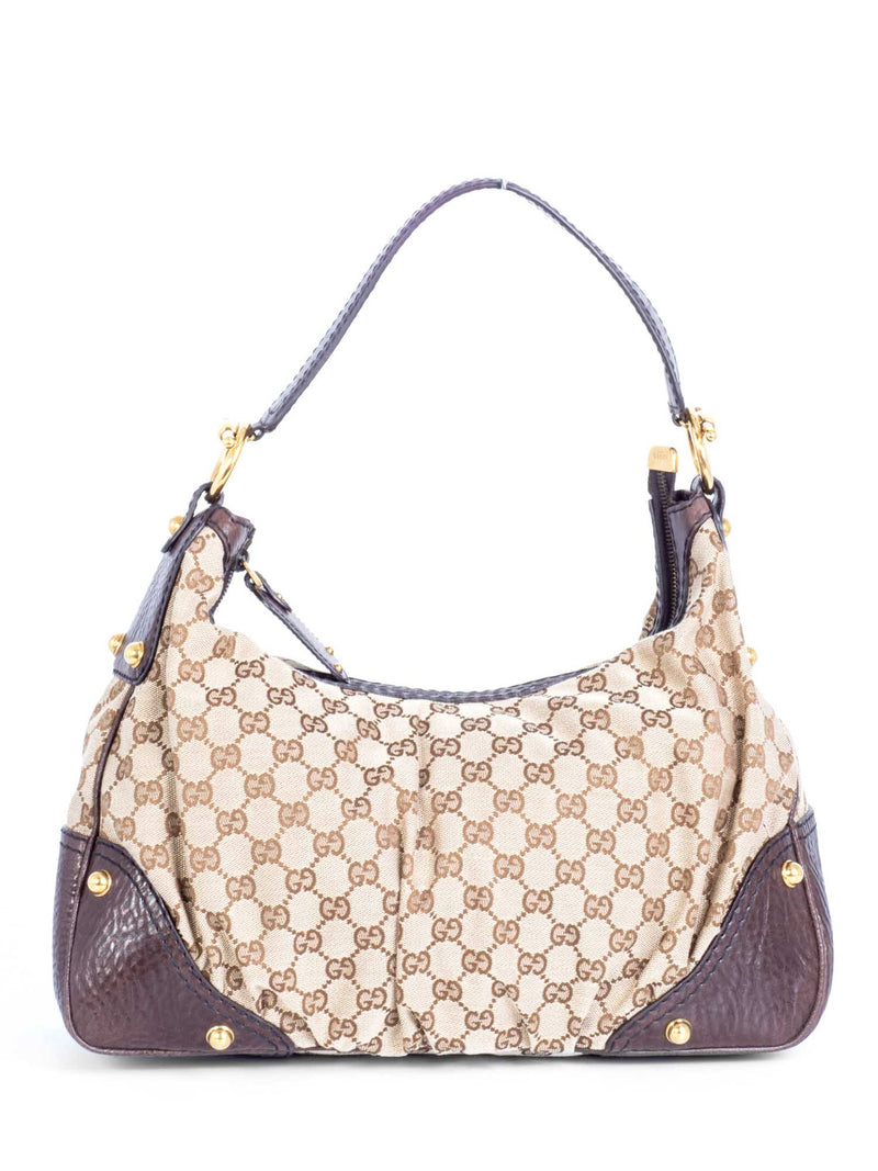 Gucci GG Supreme Large Hobo Bag Brown-designer resale