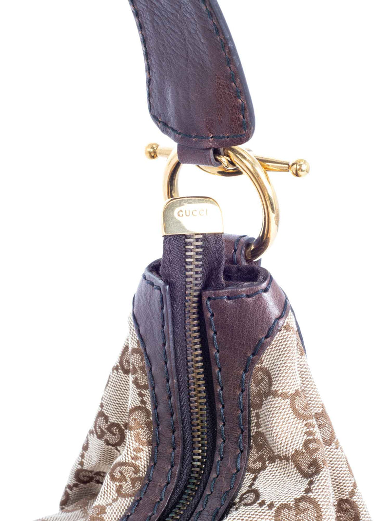 Gucci GG Supreme Large Hobo Bag Brown-designer resale