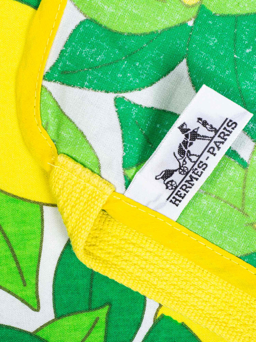Hermes Cotton Lemon Apron Yellow