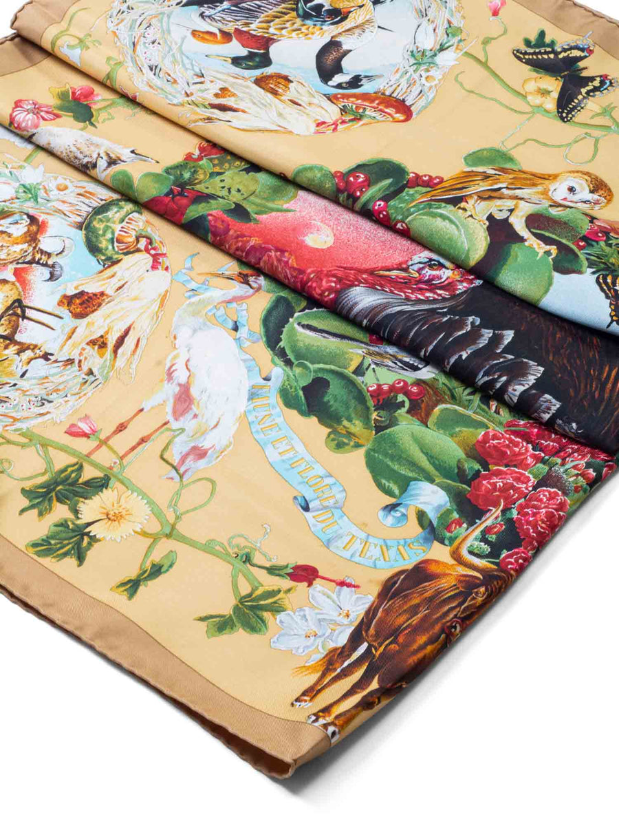 あ*き様 HERMES エルメス スカーフ TEXAS WILDLIFE【ME8 HERMES エルメス スカーフ TEXAS WILDLIFE【ME89】 - メルカリ