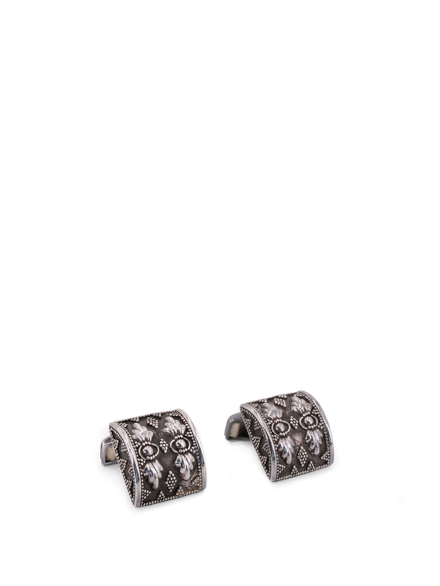 John Hardy Sterling Silver Cufflinks-designer resale
