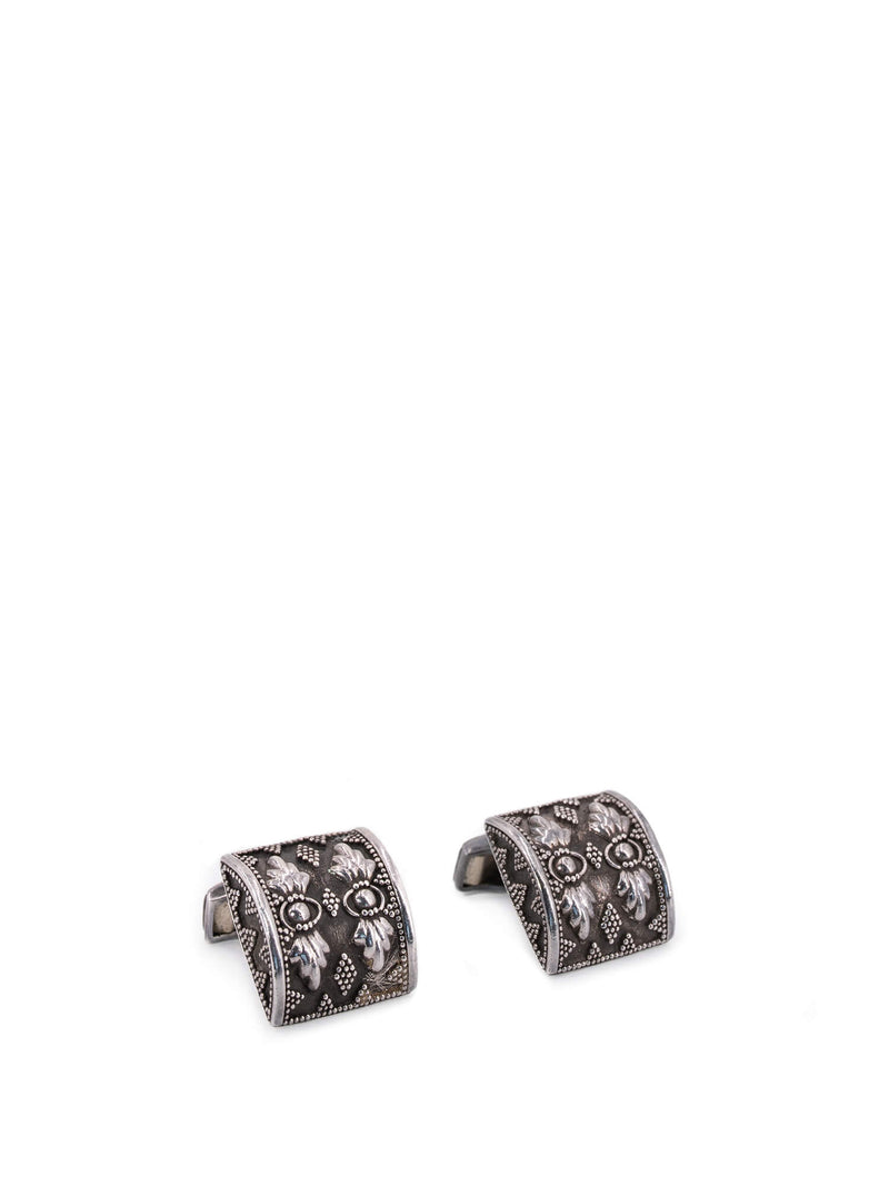 John Hardy Sterling Silver Cufflinks-designer resale