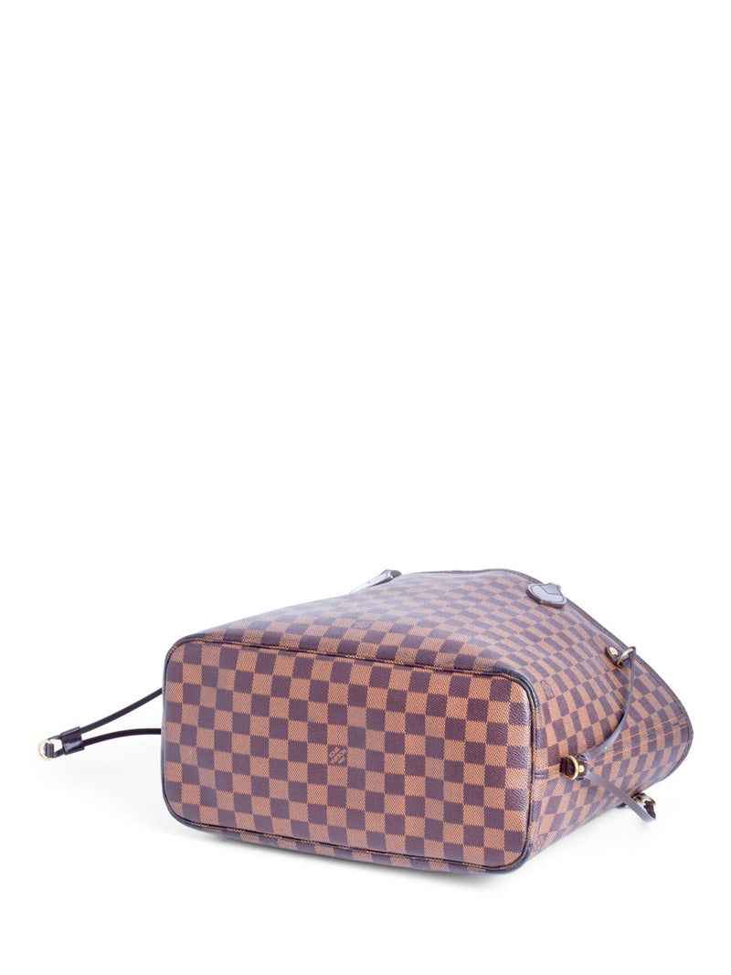 Louis Vuitton Damier Ebene Neverfull Bag MM Brown-designer resale
