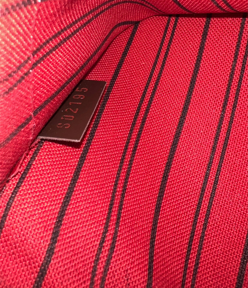 Louis Vuitton Damier Ebene Neverfull Bag MM Brown-designer resale