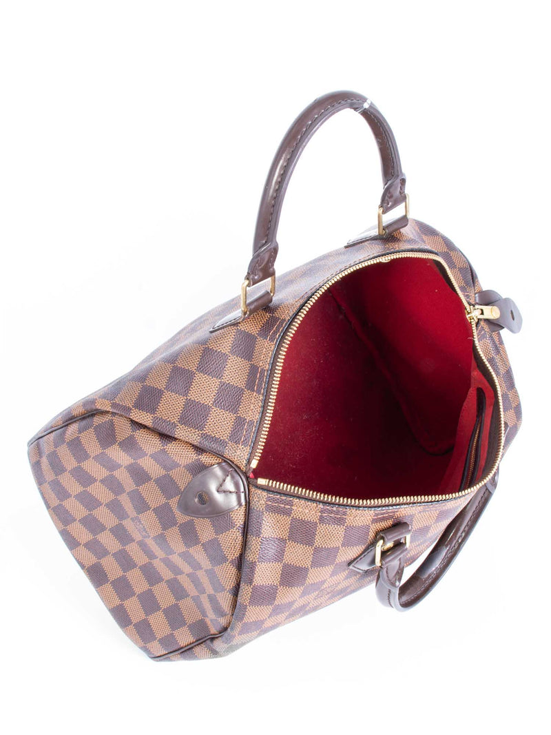 Louis Vuitton Damier Ebene Speedy Bag 30 Brown-designer resale