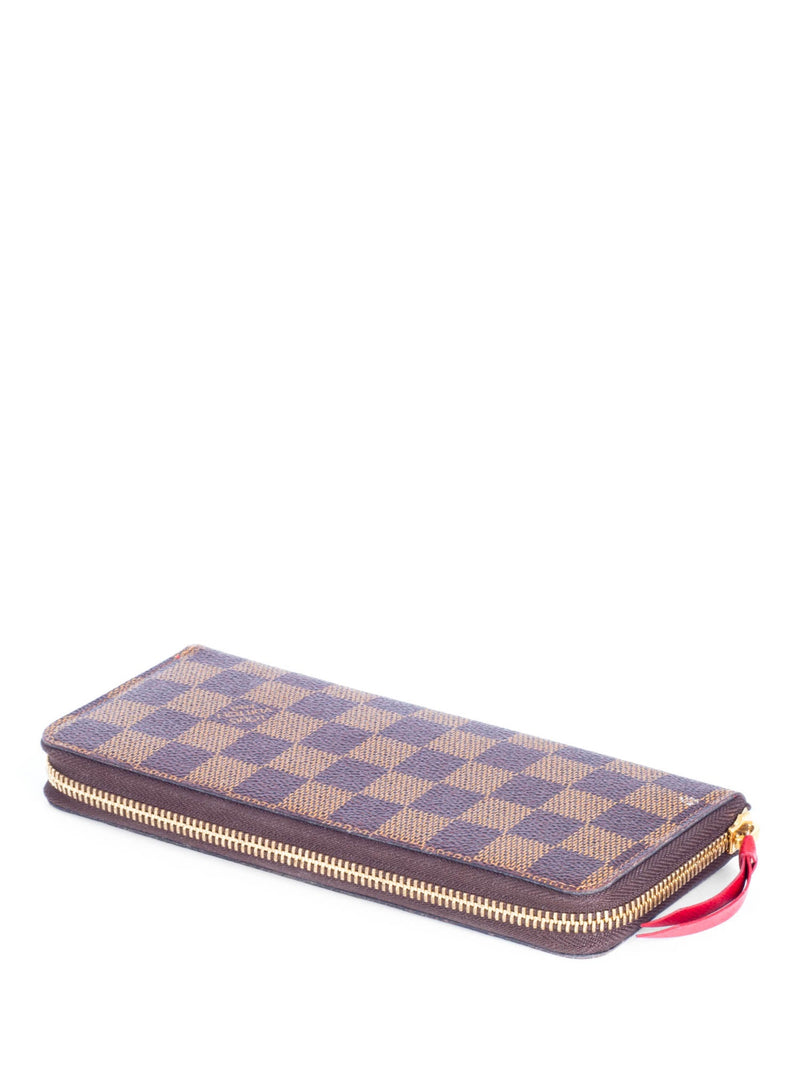 Louis Vuitton Damier Ebene Zip Around Wallet Brown-designer resale