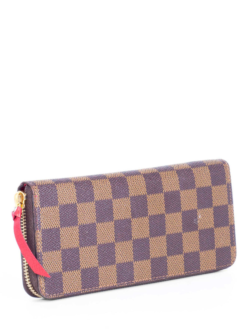 Louis Vuitton Damier Ebene Zip Around Wallet Brown-designer resale