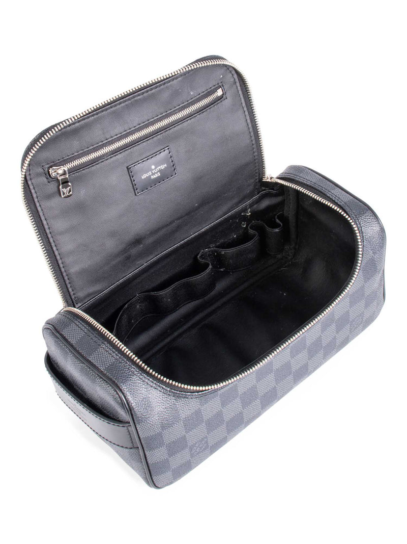 Louis Vuitton Damier Graphite Toilet Travel Bag Black Grey-designer resale