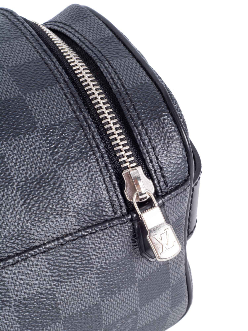 Louis Vuitton Damier Graphite Toilet Travel Bag Black Grey-designer resale