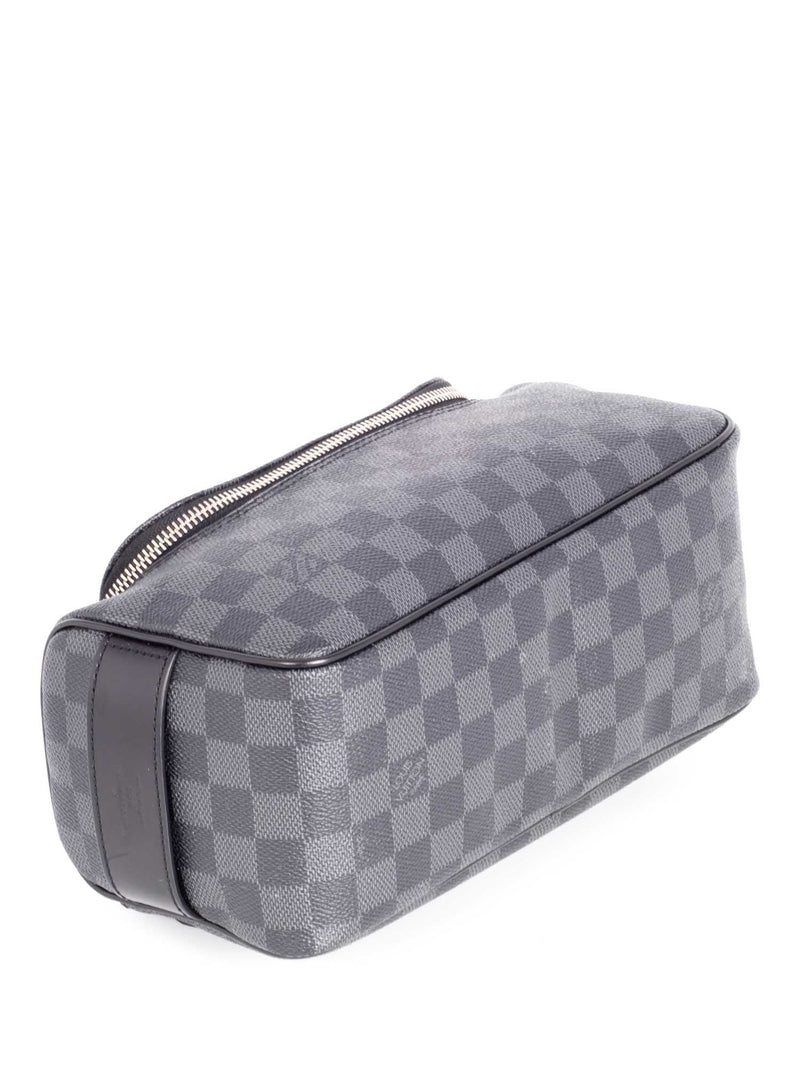 Louis Vuitton Damier Graphite Toilet Travel Bag Black Grey-designer resale