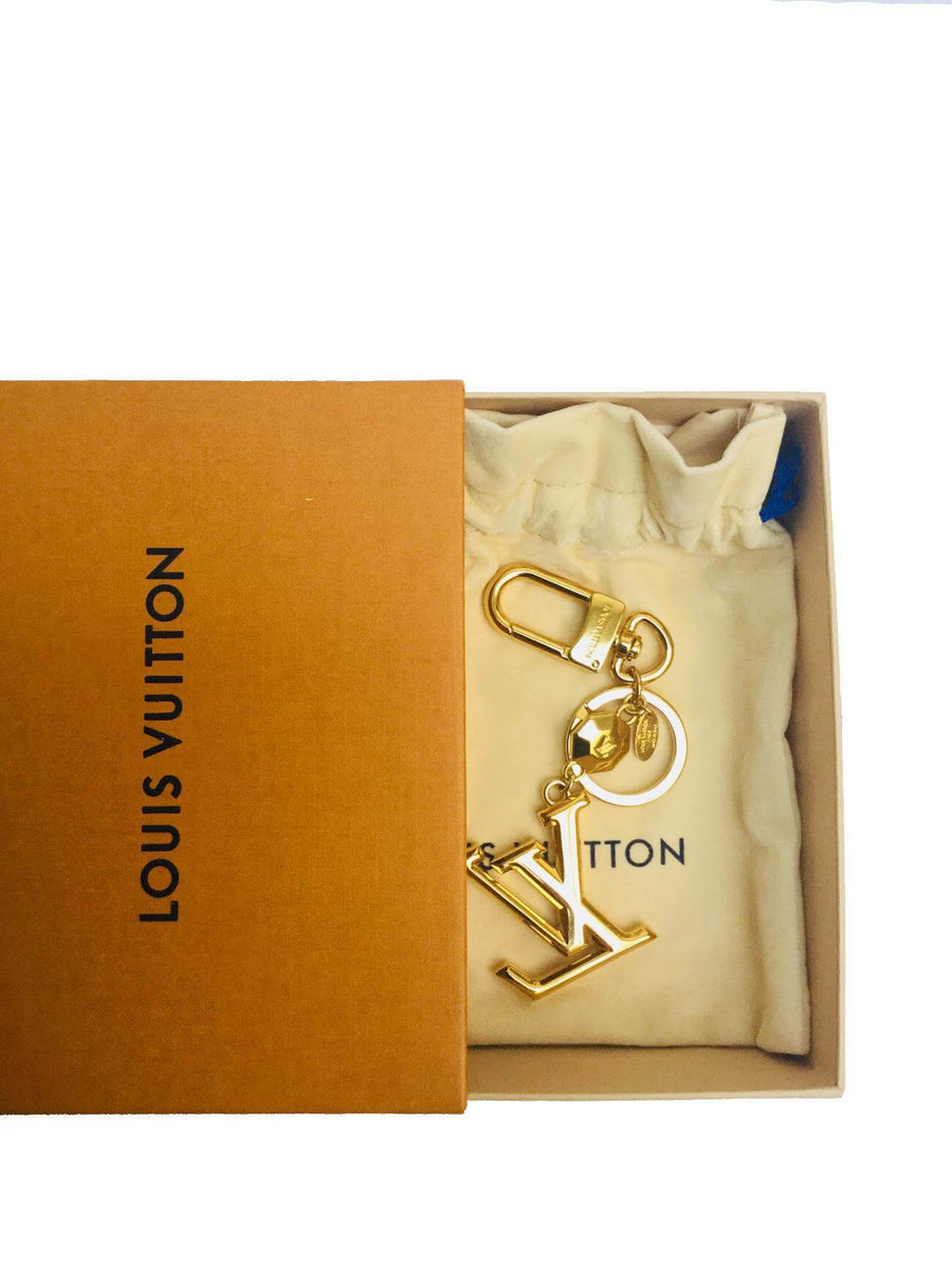 Shop Louis Vuitton Lv nanogram bag charm and key holder (M00362) by lufine