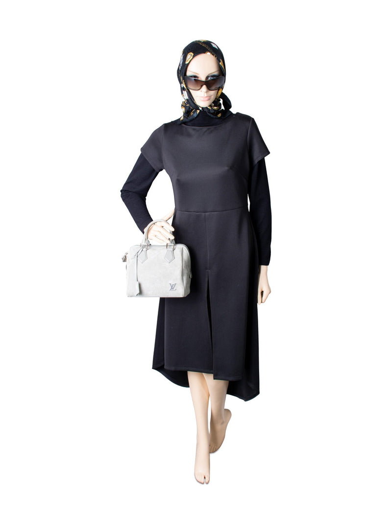 Louis Vuitton Logo Suede Leather Mini Speedy Bag Grey-designer resale