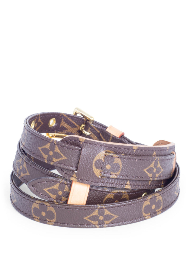 Louis Vuitton Monogram Adjustable Messenger Strap Brown-designer resale