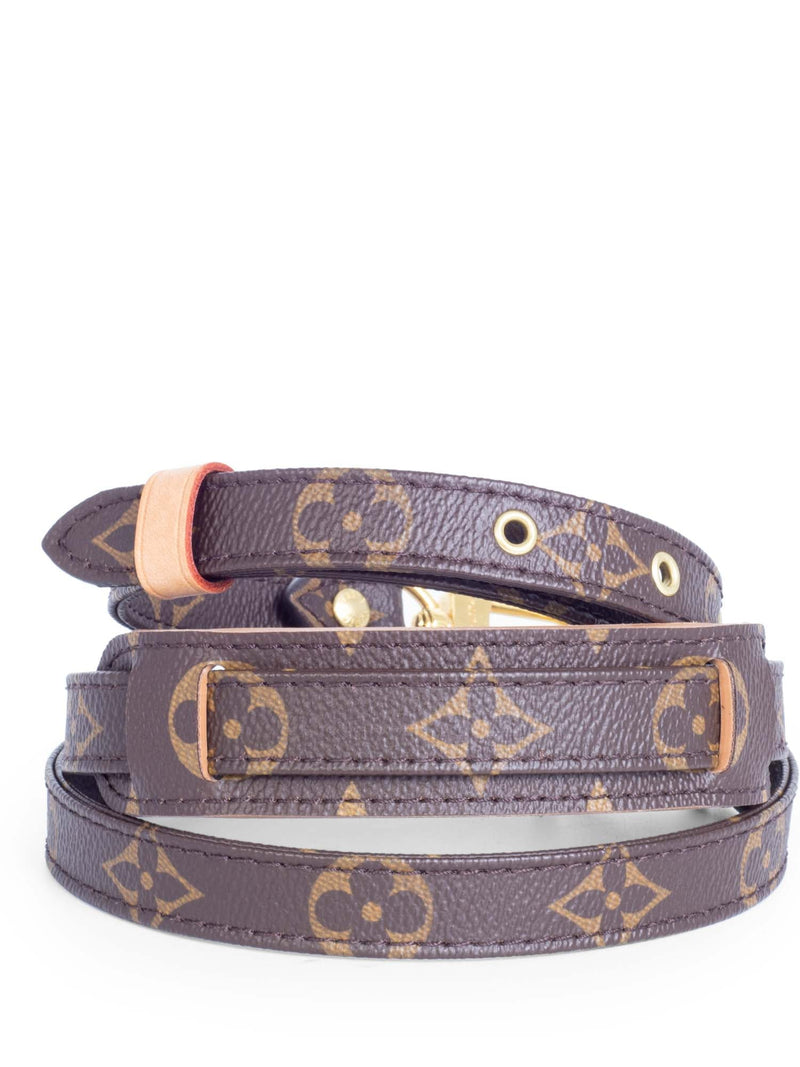 Louis Vuitton Monogram Adjustable Messenger Strap Brown-designer resale