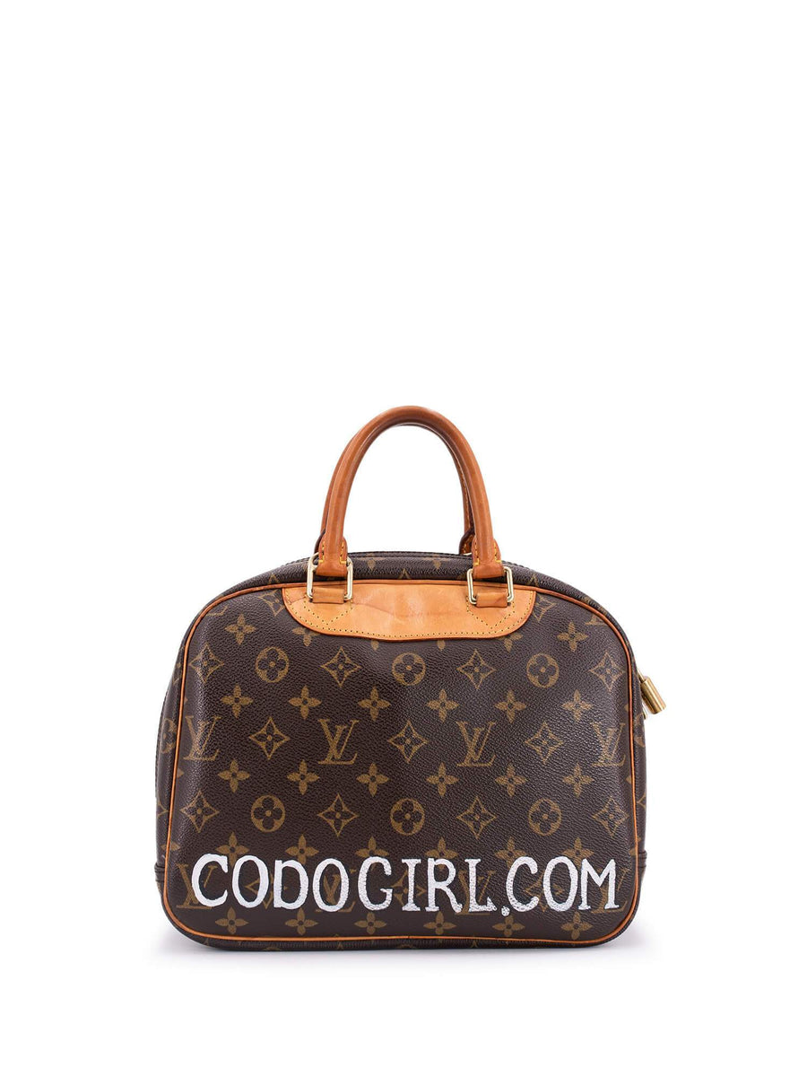 Louis Vuitton Monogram Deauville Bag Brown