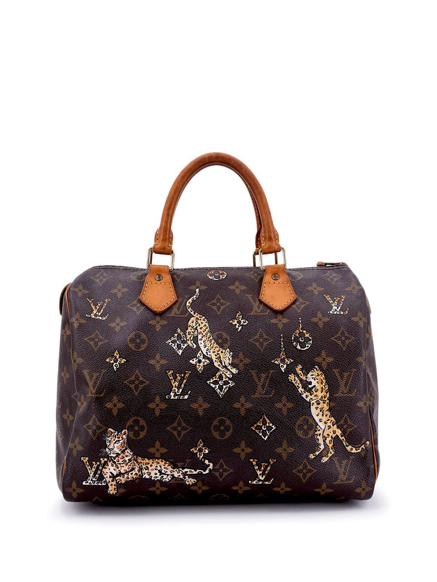 Bag of The Week: Hand painted Louis Vuitton Speedy 30