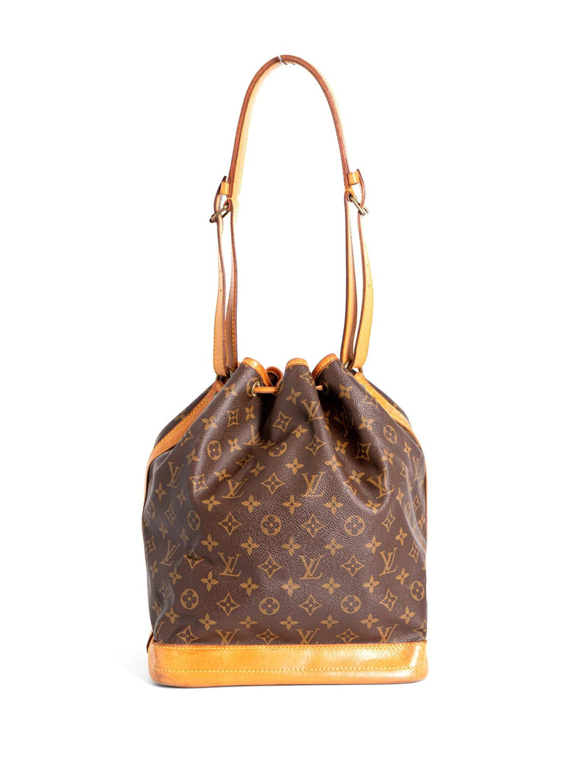 Louis Vuitton Monogram Large Drawstring Bucket Bag Brown-designer resale