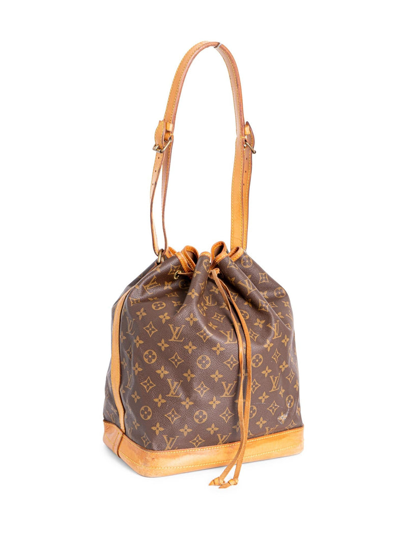 Louis Vuitton Monogram Large Drawstring Bucket Bag Brown-designer resale