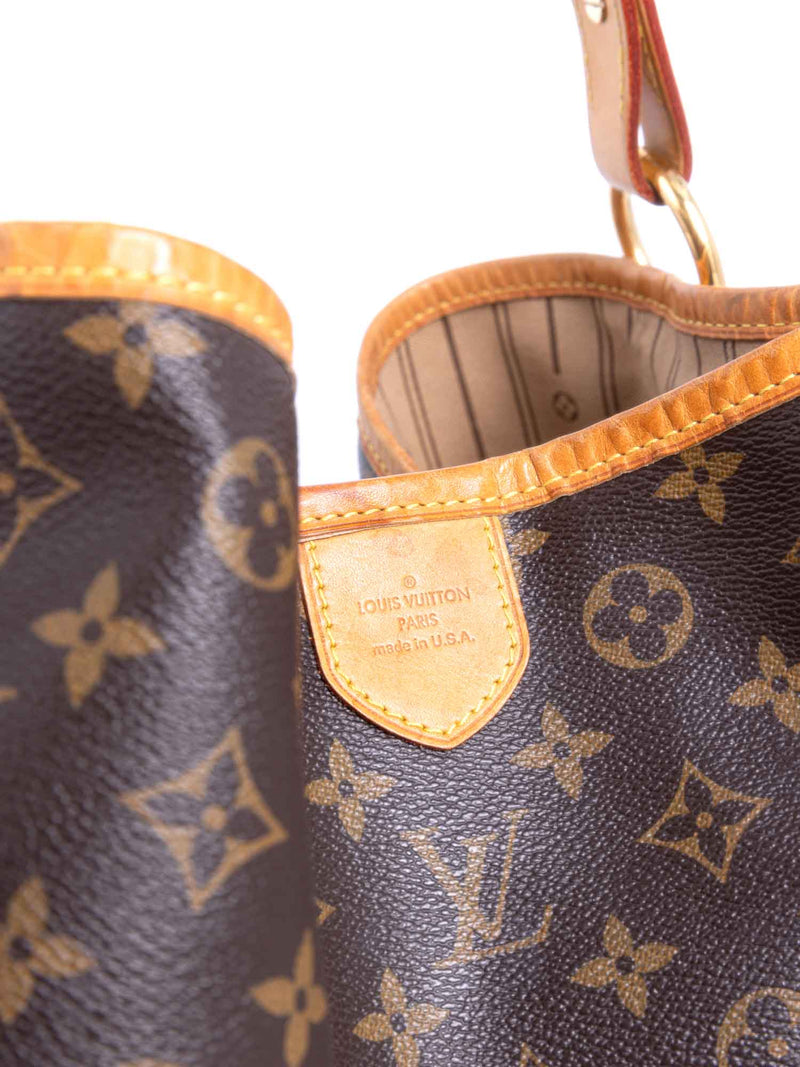 Louis Vuitton Monogram Large Hobo Bag Brown-designer resale