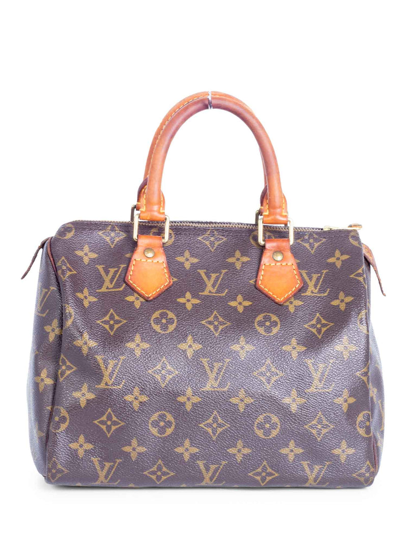 Louis Vuitton Monogram Messenger Speedy Bag 25 Brown-designer resale