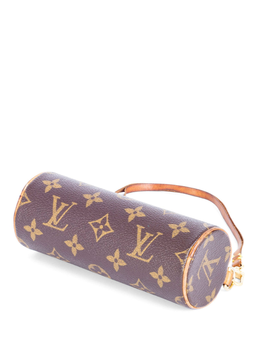 Louis Vuitton Monogram Mini Papillon Zip Pochette in Monogram  Canvas/Vachetta Le