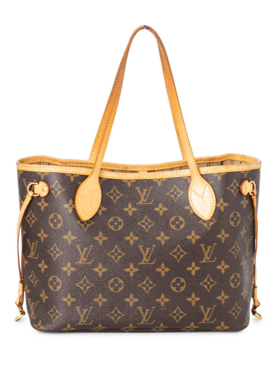 Louis Vuitton Monogram Neverfull Bag PM Brown